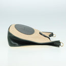 HERMES Evelyn GM1 Shoulder Bag Straw Leather Beige Green Auth bs16091-3