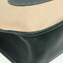 HERMES Evelyn GM1 Shoulder Bag Straw Leather Beige Green Auth bs16091-15