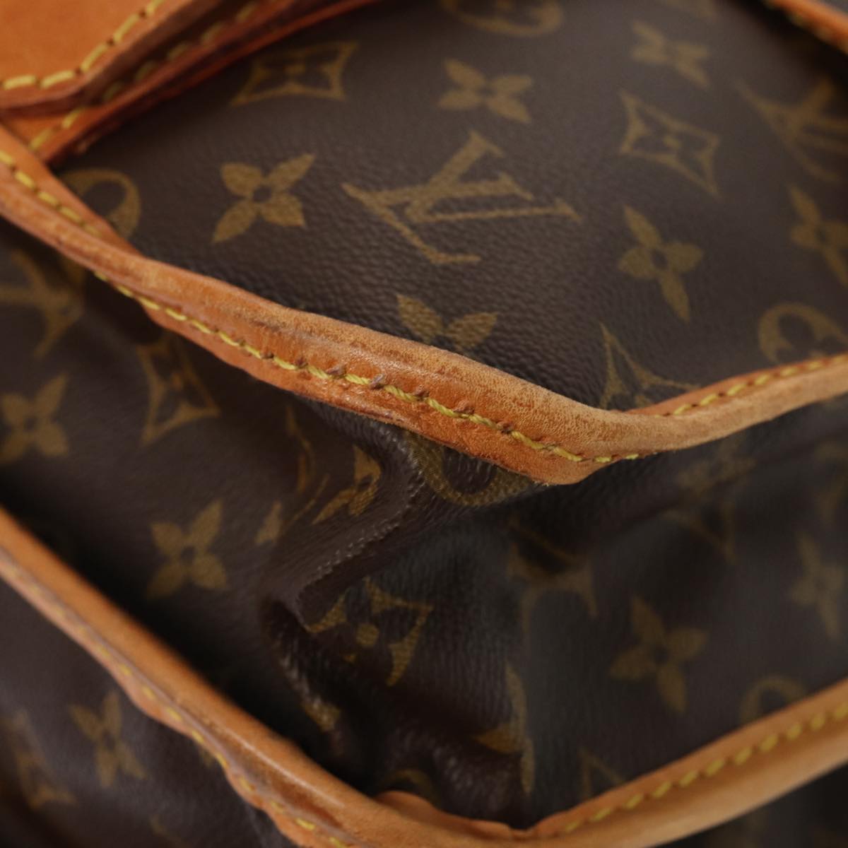 LOUIS VUITTON Monogram Sac Kleber Shoulder Bag M58122 LV Auth bs16096