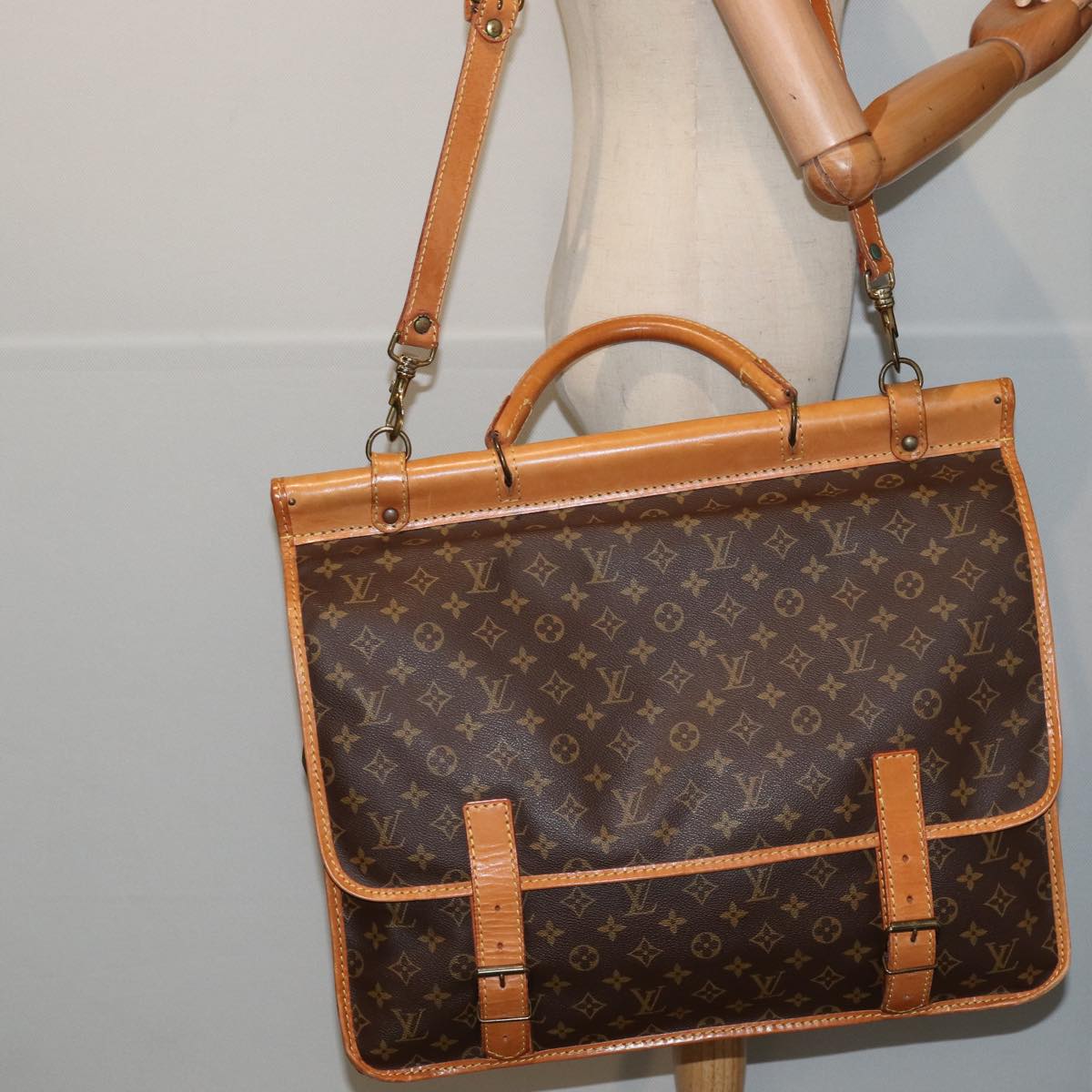 LOUIS VUITTON Monogram Sac Kleber Shoulder Bag M58122 LV Auth bs16096