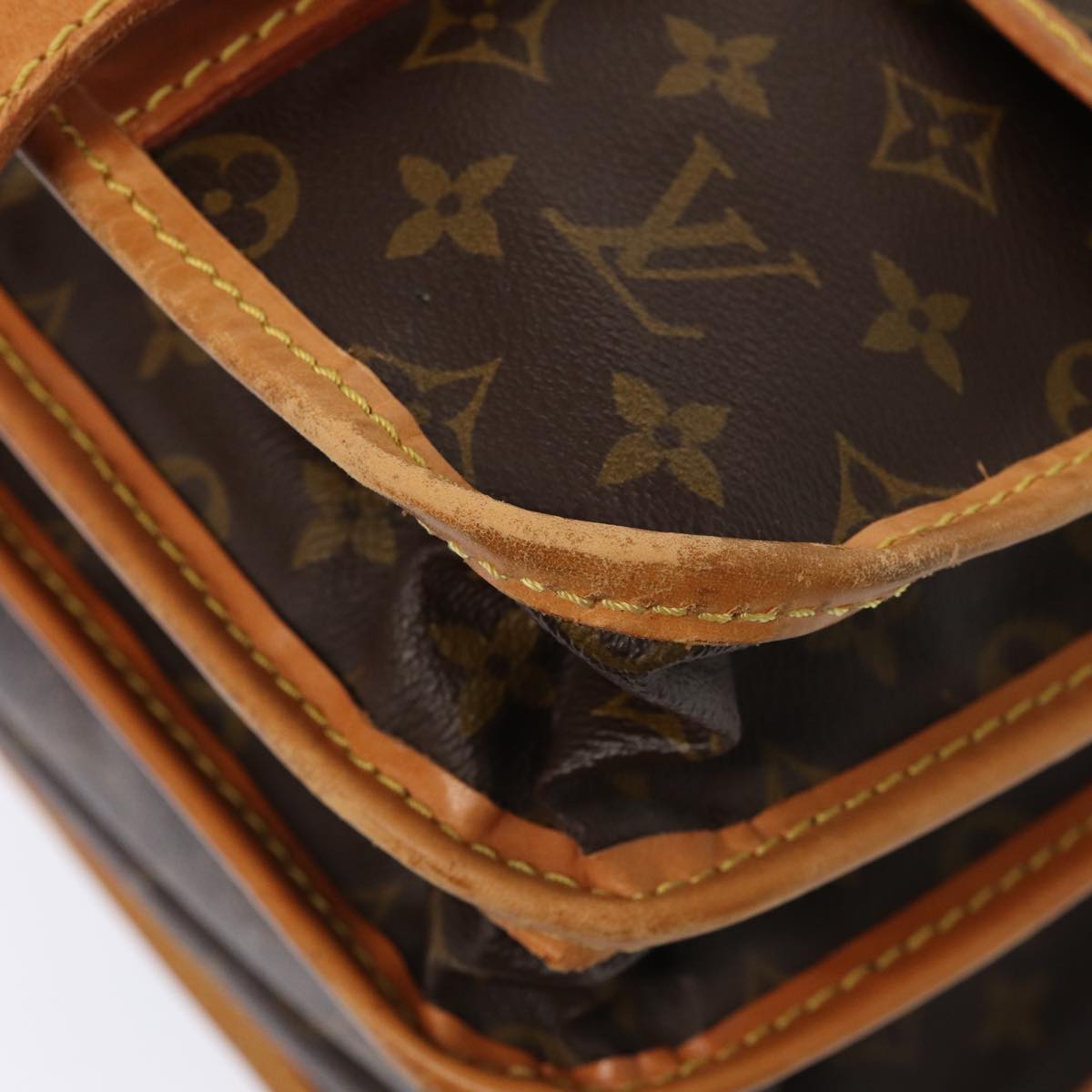 LOUIS VUITTON Monogram Sac Kleber Shoulder Bag M58122 LV Auth bs16097