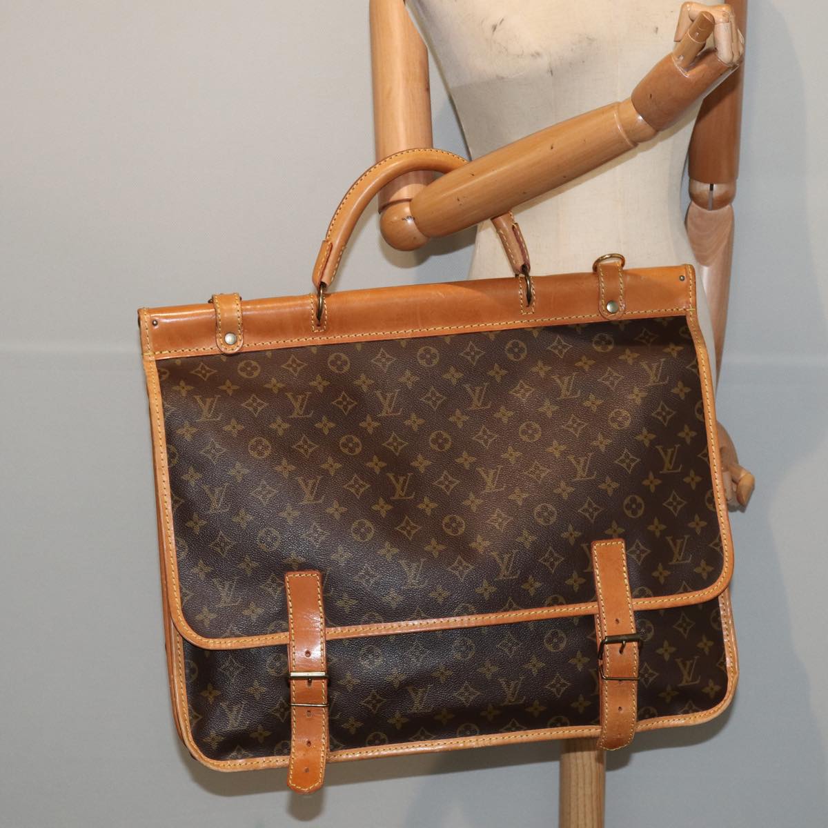 LOUIS VUITTON Monogram Sac Kleber Shoulder Bag M58122 LV Auth bs16097