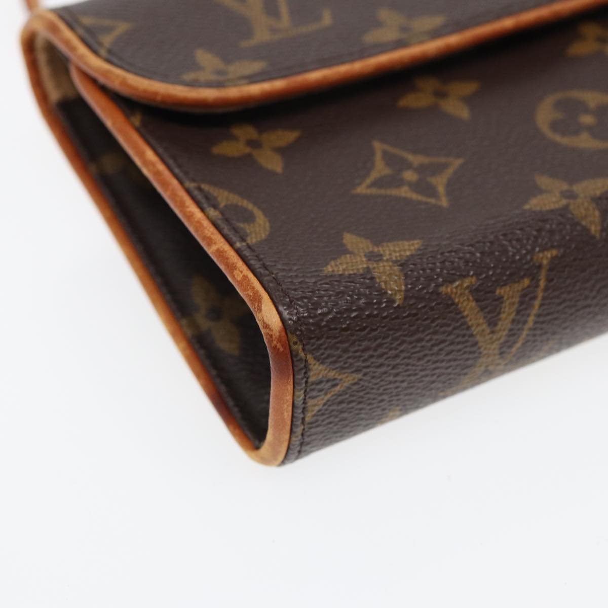 LOUIS VUITTON Monogram Pochette Florentine Waist bag M51855 LV Auth bs16119