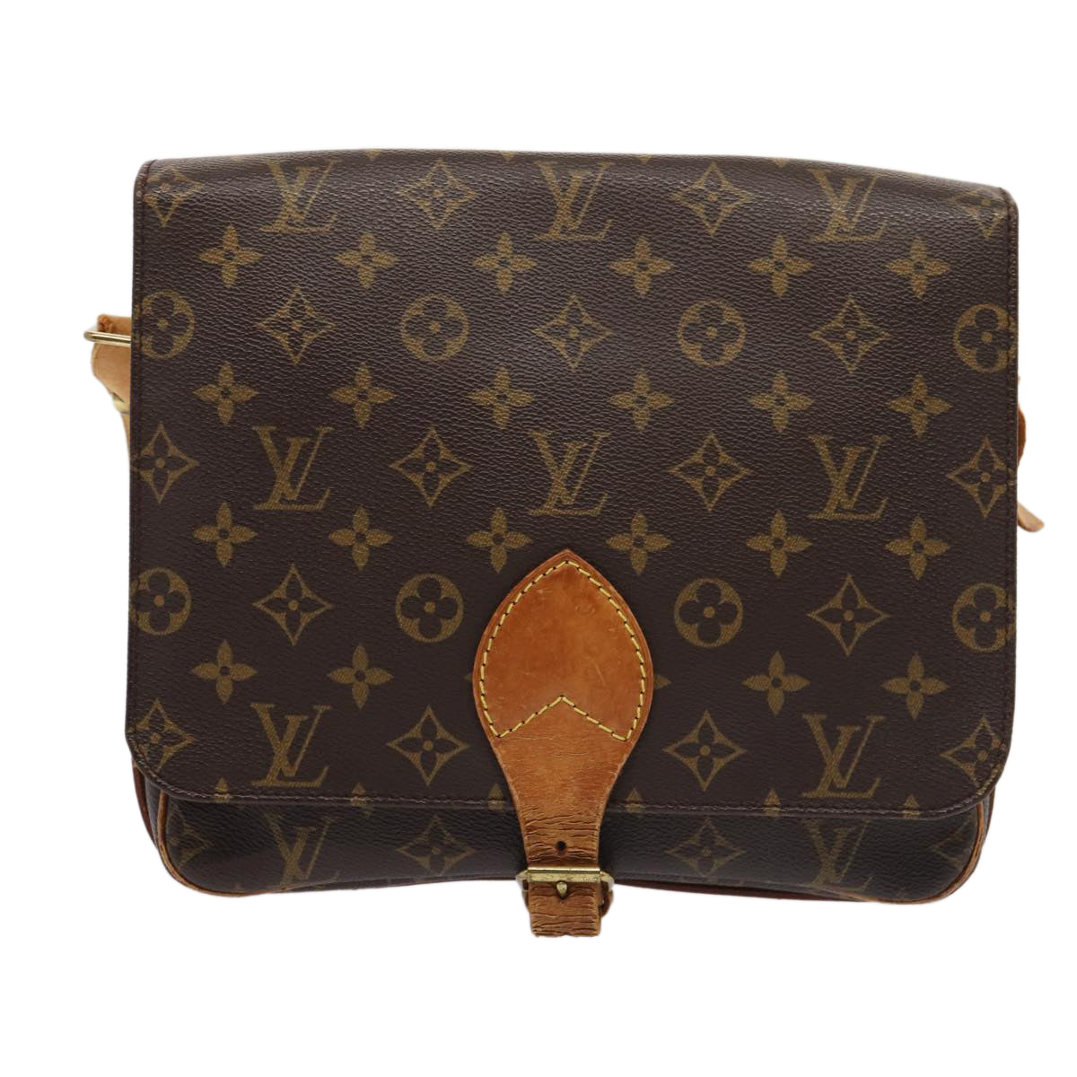 LOUIS VUITTON Monogram Cartouchiere GM Shoulder Bag M51252 LV Auth bs16121 - 0