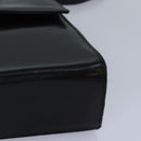 BALLY Shoulder Bag Leather Black Auth bs16130-14