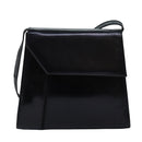 BALLY Shoulder Bag Leather Black Auth bs16130-13