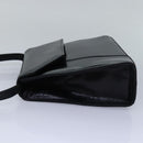 BALLY Shoulder Bag Leather Black Auth bs16130-3