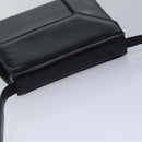 BALLY Shoulder Bag Leather Black Auth bs16130-6