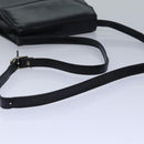 BALLY Shoulder Bag Leather Black Auth bs16130-7