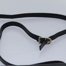 BALLY Shoulder Bag Leather Black Auth bs16130-8