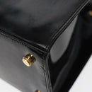 Salvatore Ferragamo Shoulder Bag Enamel Black Auth bs16136-9