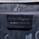 Salvatore Ferragamo Shoulder Bag Enamel Black Auth bs16136-18