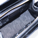 Salvatore Ferragamo Shoulder Bag Enamel Black Auth bs16136-11