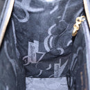 Salvatore Ferragamo Shoulder Bag Enamel Black Auth bs16136-20