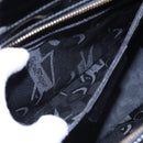 Salvatore Ferragamo Shoulder Bag Enamel Black Auth bs16136-22