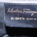 Salvatore Ferragamo Shoulder Bag Enamel Black Auth bs16136-12