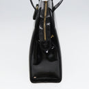 Salvatore Ferragamo Shoulder Bag Enamel Black Auth bs16136-3