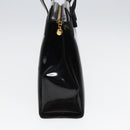 Salvatore Ferragamo Shoulder Bag Enamel Black Auth bs16136-4