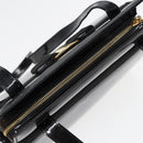 Salvatore Ferragamo Shoulder Bag Enamel Black Auth bs16136-6