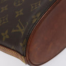 CHANEL Matelasse Pouch Enamel Beige CC Auth bs16140-13