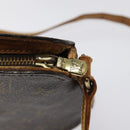 CHANEL Matelasse Pouch Enamel Beige CC Auth bs16140-15