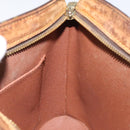 CHANEL Matelasse Pouch Enamel Beige CC Auth bs16140-18