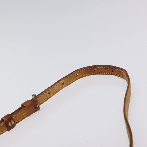 CHANEL Matelasse Pouch Enamel Beige CC Auth bs16140