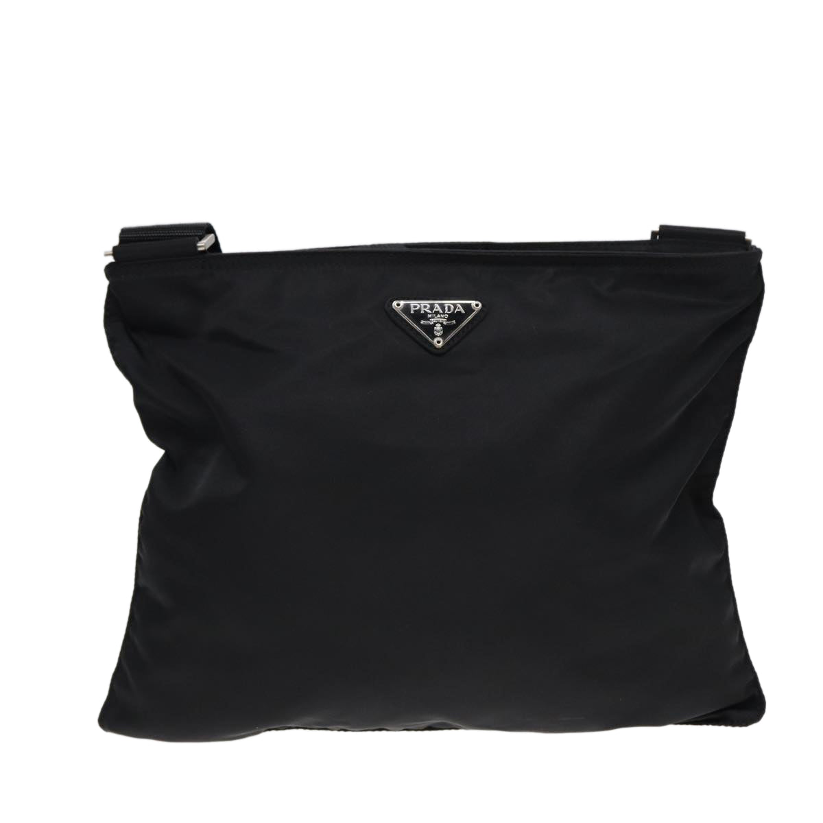 PRADA Shoulder Bag Nylon Black Auth bs16141 - 0