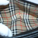 BURBERRY Hand Bag Suede Black Auth bs16158-20