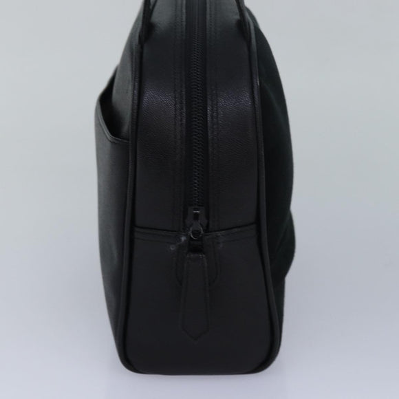 BURBERRY Hand Bag Suede Black Auth bs16158