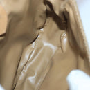 CELINE Macadam Canvas Shoulder Bag Beige Auth bs16179-19