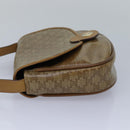 CELINE Macadam Canvas Shoulder Bag Beige Auth bs16179-3