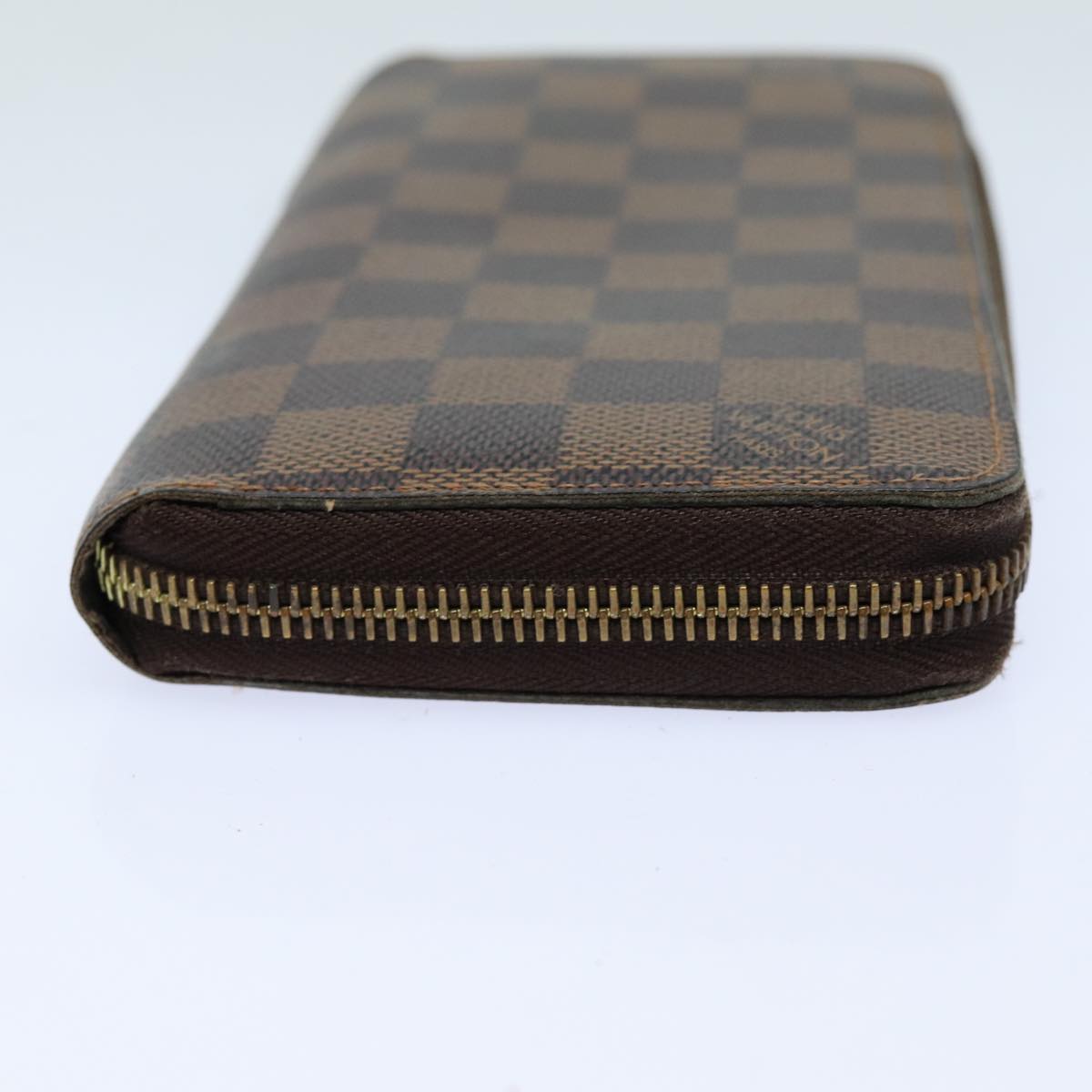 LOUIS VUITTON Damier Ebene Zippy Wallet Long Wallet N41661 LV Auth bs16183