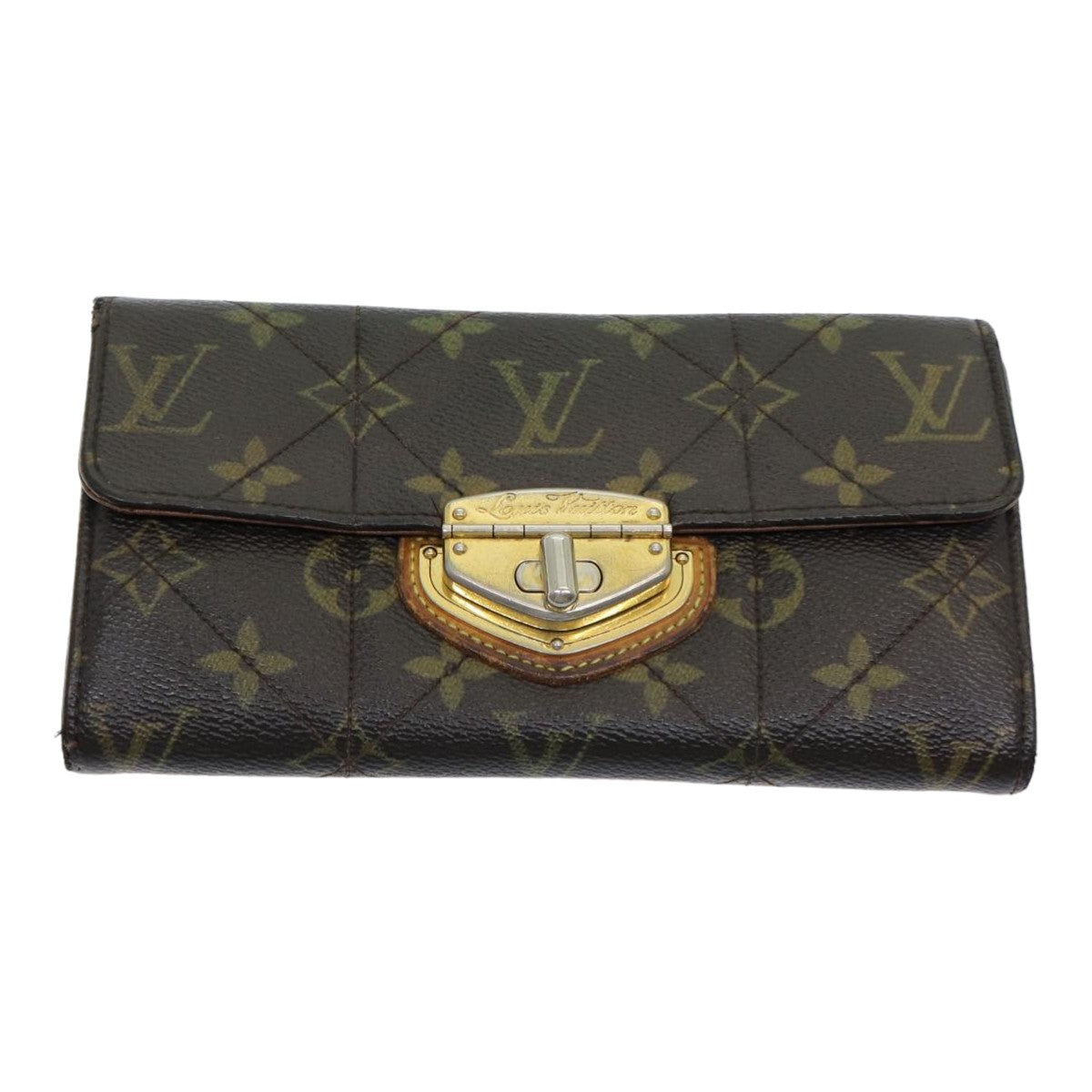 LOUIS VUITTON Monogram Etoile Portefeiulle Sarah Long Wallet M66556 Auth bs16187