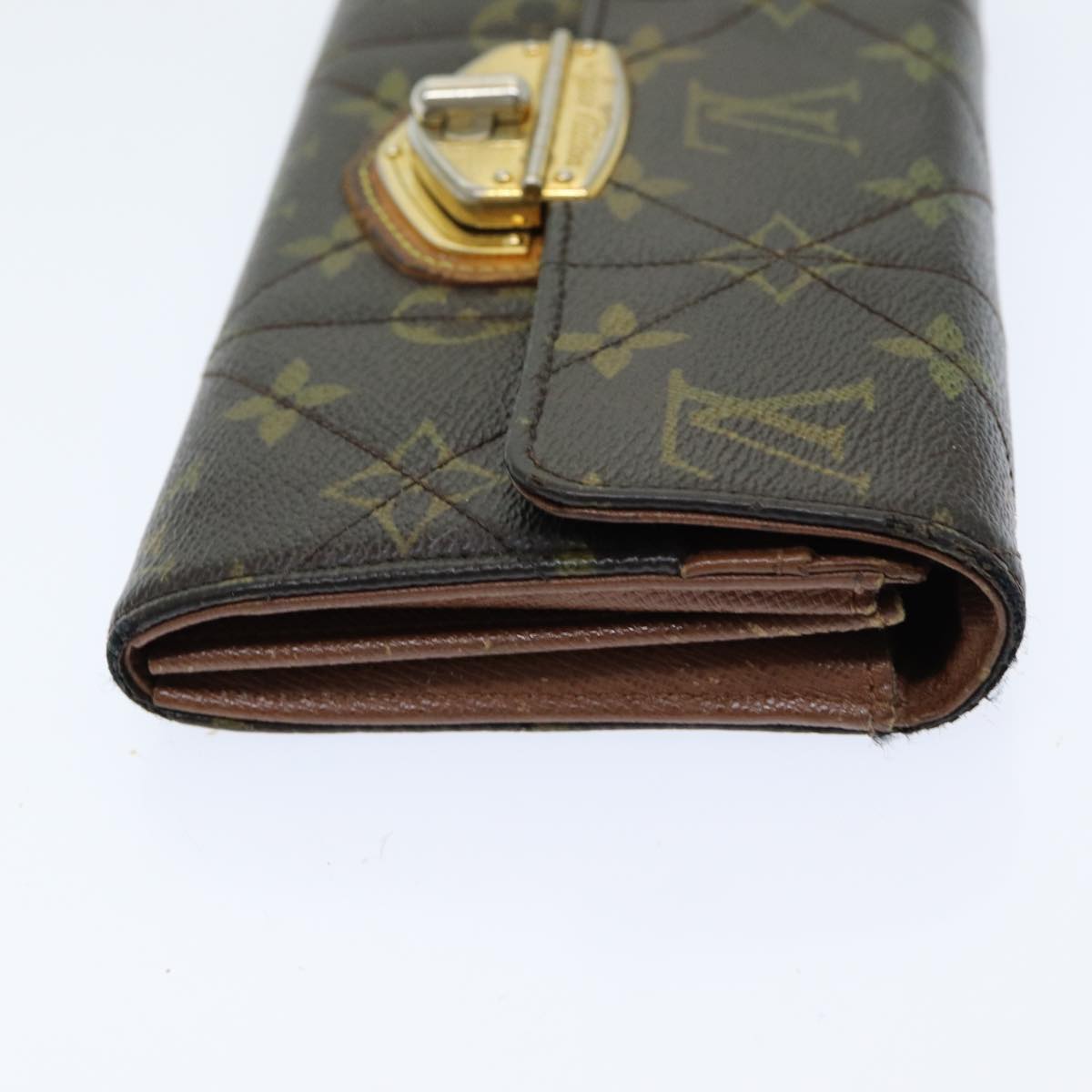 LOUIS VUITTON Monogram Etoile Portefeiulle Sarah Long Wallet M66556 Auth bs16187