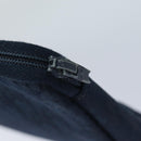 Christian Dior Trotter Canvas Pouch Navy Auth bs16192-8