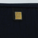 Christian Dior Trotter Canvas Pouch Navy Auth bs16192-9