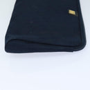 Christian Dior Trotter Canvas Pouch Navy Auth bs16192-3