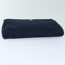 Christian Dior Trotter Canvas Pouch Navy Auth bs16192-6