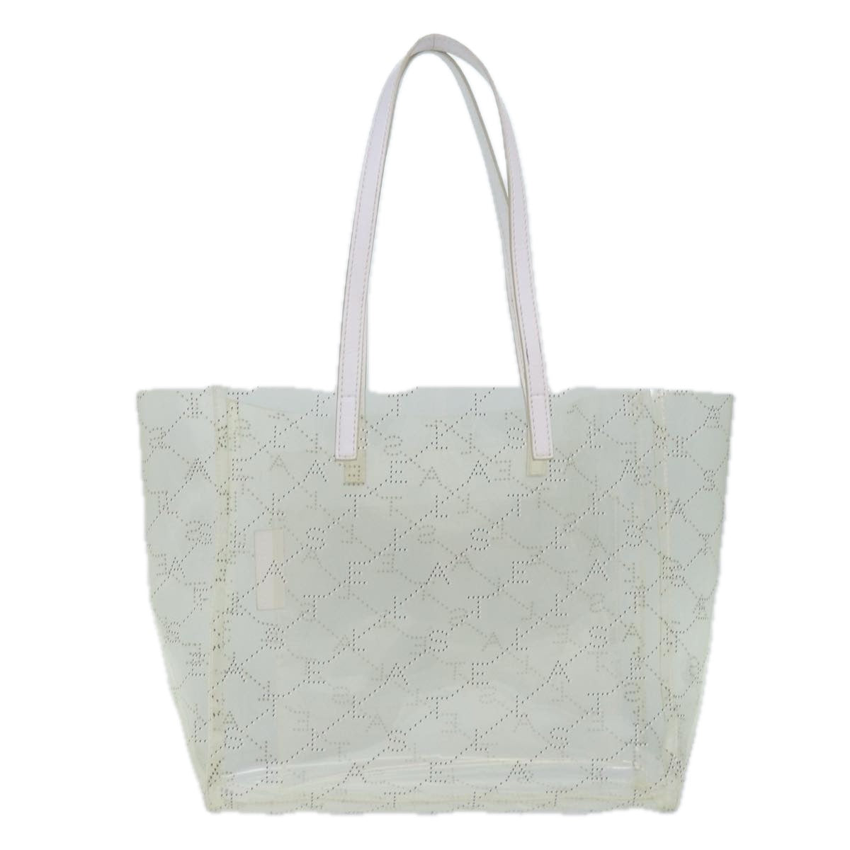 Stella MacCartney Tote Bag Vinyl Clear Auth bs16194