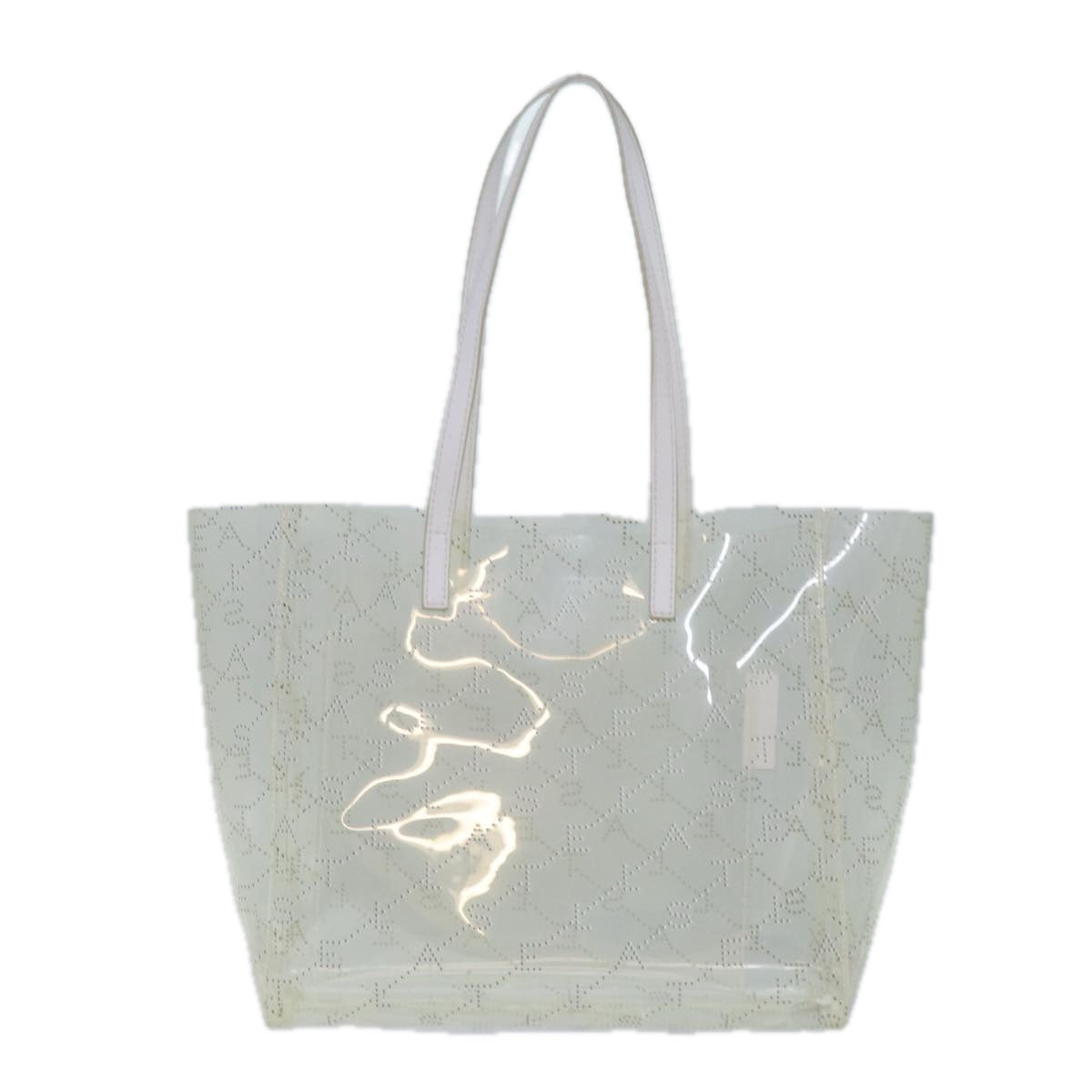 Stella MacCartney Tote Bag Vinyl Clear Auth bs16194