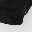 BURBERRY Nova Check Hand Bag Leather nylon 2way Black Auth bs16211-15