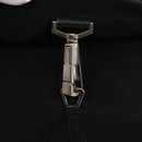 BURBERRY Nova Check Hand Bag Leather nylon 2way Black Auth bs16211-19