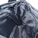 BURBERRY Nova Check Hand Bag Leather nylon 2way Black Auth bs16211-22