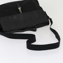 BURBERRY Nova Check Hand Bag Leather nylon 2way Black Auth bs16211-7