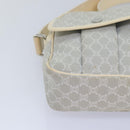 CELINE Macadam Canvas Shoulder Bag Gray Auth bs16224-9