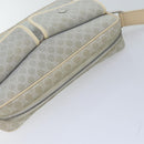 CELINE Macadam Canvas Shoulder Bag Gray Auth bs16224-6