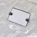 Christian Louboutin Clutch Bag Enamel White Auth bs16225-10