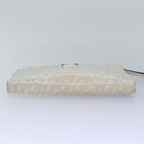 Christian Louboutin Clutch Bag Enamel White Auth bs16225-5