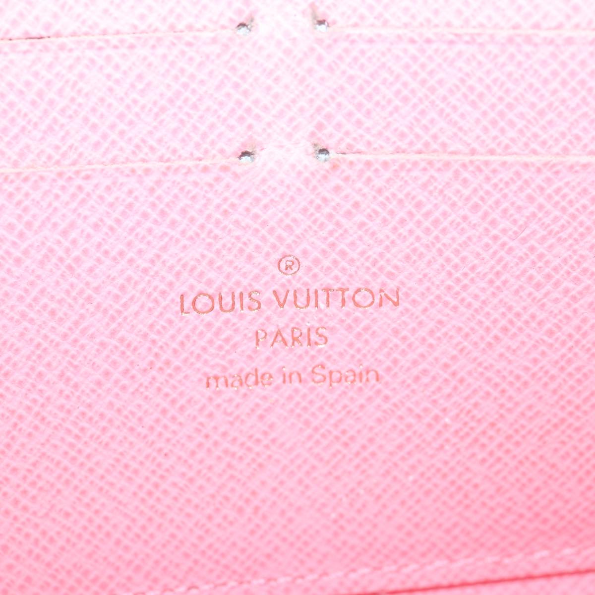 LOUIS VUITTON Monogram Illustre Zippy Wallet Rose M60291 LV Auth bs16227